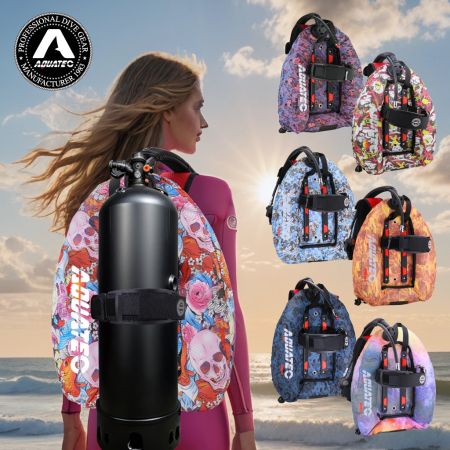 Aquatec colorful harness mono ocean wing BC-924_PC